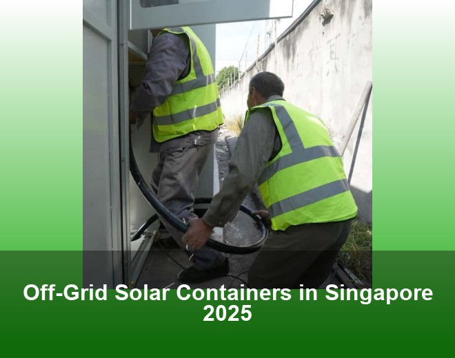 Off-Grid Solar Containers in Singapore 2025